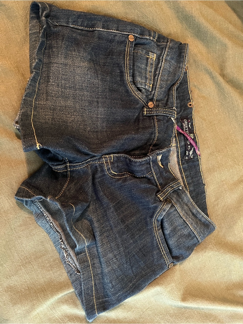 Women’s Dark Blue Denim Shorts